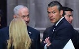Prime Minister Benjamin Netanyahu, left, speaks to US Defense Secretary Pete Hegseth, right, before the funeral of US senator Lindsey Graham, July 28, 2026, at the Washington National Cathedral in Washington. (AP Photo/Jacquelyn Martin) Prime Minister Benjamin Netanyahu, left, speaks to US Defense Secretary Pete Hegseth, right, before the funeral of US senator Lindsey Graham, July 28, 2026, at the Washington National Cathedral in Washington. (AP Photo/Jacquelyn Martin)