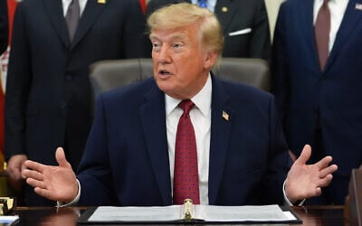 US President Donald Trump speaks in the Oval Office of the White House, September 30, 2026, in Washington. (AP Photo/Alex Brandon)