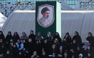 Volunteers sit under a portrait of the Iranian Supreme Leader Ayatollah Mojtaba Khamenei while attending a military training course at a camp set up in Imam Hussein Square in Tehran, Iran, on October 4, 2026. (AP Photo/Vahid Salemi) Volunteers sit under a portrait of the Iranian Supreme Leader Ayatollah Mojtaba Khamenei while attending a military training course at a camp set up in Imam Hussein Square in Tehran, Iran, on October 4, 2026. (AP Photo/Vahid Salemi)