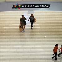 Shoppers walk through the Mall of America, October 7, 2026, in Bloomington, Minnesota. (AP/Ellen Schmidt)