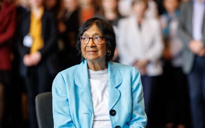 South African-born jurist and former UN human rights chief Navanethem 'Navi' Pillay, sits at the Nuremberg Forum in Nuremberg, Germany, October 9, 2026, following the announcement that she had been awarded the 2026 Nobel Peace Prize. (Daniel Karmann/dpa via AP) South African-born jurist and former UN human rights chief Navanethem 'Navi' Pillay, sits at the Nuremberg Forum in Nuremberg, Germany, October 9, 2026, following the announcement that she had been awarded the 2026 Nobel Peace Prize. (Daniel Karmann/dpa via AP)