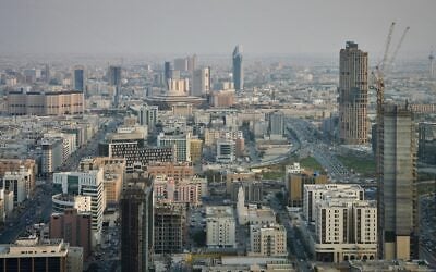Buildings and construction sites fill the skyline, in Riyadh, Saudi Arabia, October 14, 2026. (AP Pjoto/Baraa Anwer) Buildings and construction sites fill the skyline, in Riyadh, Saudi Arabia, October 14, 2026. (AP Pjoto/Baraa Anwer)