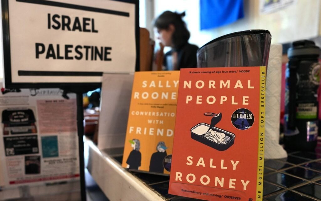 Sally Rooney’s books are displayed for sale at a bookshop in London on October 15, 2026. (AP/Kin Cheung) Sally Rooney’s books are displayed for sale at a bookshop in London on October 15, 2026. (AP/Kin Cheung)