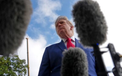 US President Donald Trump speaks with reporters before boarding Marine One on the South Lawn of the White House, October 16, 2026, in Washington. (AP Photo/Julia Demaree Nikhinson) US President Donald Trump speaks with reporters before boarding Marine One on the South Lawn of the White House, October 16, 2026, in Washington. (AP Photo/Julia Demaree Nikhinson)