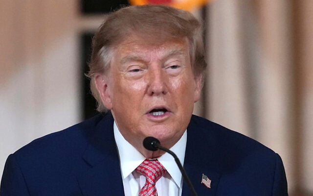 US President Donald Trump speaks at a dinner at his Mar-a-Lago club, October 17, 2026, in Palm Beach, Florida. (AP Photo/Mark Schiefelbein) US President Donald Trump speaks at a dinner at his Mar-a-Lago club, October 17, 2026, in Palm Beach, Florida. (AP Photo/Mark Schiefelbein)