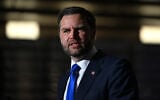 US Vice President JD Vance speaks during a midterm campaign rally at Hyder Warehouse in Hendersonville, North Carolina, October 19, 2026. (Kenny Holston/The New York Times via AP, Pool)