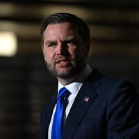 US Vice President JD Vance speaks during a midterm campaign rally at Hyder Warehouse in Hendersonville, North Carolina, October 19, 2026. (Kenny Holston/The New York Times via AP, Pool)
