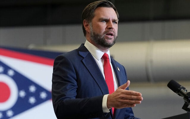 US Vice President JD Vance speaks during a campaign rally at the Sharonville Convention Center, October 21, 2026, in Sharonville, Ohio. (AP Photo/Jacquelyn Martin, Pool) US Vice President JD Vance speaks during a campaign rally at the Sharonville Convention Center, October 21, 2026, in Sharonville, Ohio. (AP Photo/Jacquelyn Martin, Pool)
