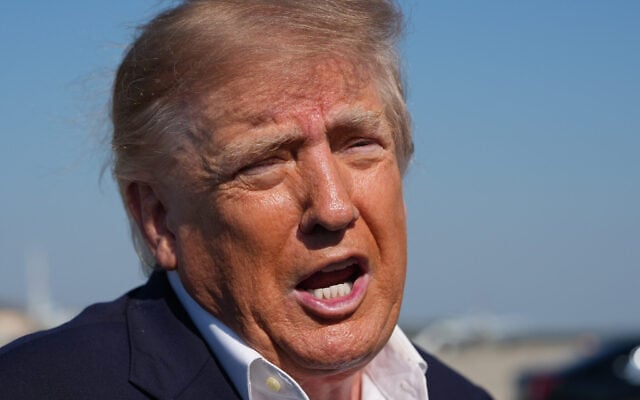 US President Donald Trump speaks to media before boarding Air Force One, October 27, 2026, at Joint Base Andrews, Maryland. (AP Photo/Alex Brandon) US President Donald Trump speaks to media before boarding Air Force One, October 27, 2026, at Joint Base Andrews, Maryland. (AP Photo/Alex Brandon)