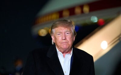 US President Donald Trump speaks with reporters as he arrives on Air Force One, October 28, 2026, at Joint Base Andrews, Md. (AP Photo/Alex Brandon) US President Donald Trump speaks with reporters as he arrives on Air Force One, October 28, 2026, at Joint Base Andrews, Md. (AP Photo/Alex Brandon)