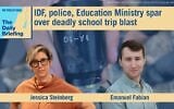 Military correspondent Emanuel Fabian appears on the Daily Briefing podcast with host Jessica Steinberg (Courtesy)