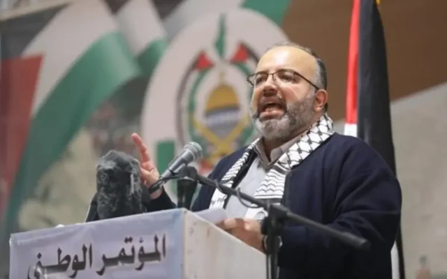 Hamas official Ali al-Amoudi in an undated photo. (Social media: used in accordance with Clause 27a of the Copyright Law)