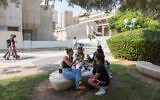 Students at Ben Gurion University, in Beer Sheba. November 04, 2025. (Liron Moldovan/Flash90)