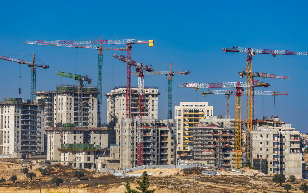View of residential buildings under construction in Jerusalem, August 23, 2026. (Yossi Aloni/Flash90) View of residential buildings under construction in Jerusalem, August 23, 2026. (Yossi Aloni/Flash90)