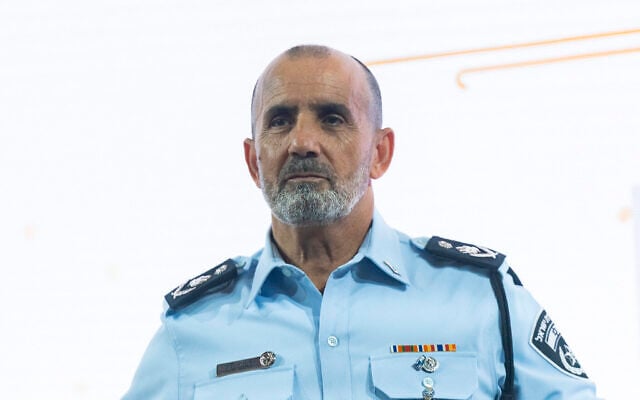 Israel Police Commissioner Danny Levy attends a ceremony at the President’s Residence in Jerusalem, September 6, 2026. (Yonatan Sindel/Flash90) Israel Police Commissioner Danny Levy attends a ceremony at the President’s Residence in Jerusalem, September 6, 2026. (Yonatan Sindel/Flash90)