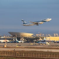 Flights take off from Ben Gurion Airport on September 30, 2026. (Yossi Aloni/FLASH90)