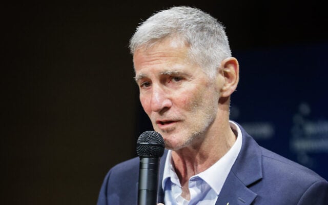 Yair Golan, chairman of the Democrats party, attends the Shabtai Shavit World Summit on Counter-Terrorism at Reichman University in Herzliya, October 6, 2026. (Tal Gal/Flash90) Yair Golan, chairman of the Democrats party, attends the Shabtai Shavit World Summit on Counter-Terrorism at Reichman University in Herzliya, October 6, 2026. (Tal Gal/Flash90)