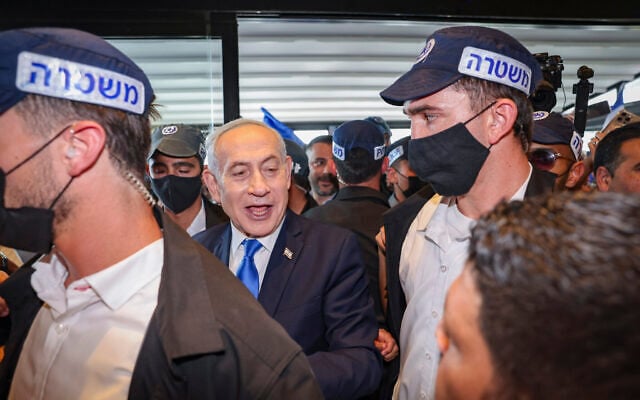 Prime Minister Benjamin Netanyahu visits a cafe in the southern Israeli city of Kiryat Gat, ahead of Israel’s upcoming general election, October 14, 2026. (Flash90) Prime Minister Benjamin Netanyahu visits a cafe in the southern Israeli city of Kiryat Gat, ahead of Israel’s upcoming general election, October 14, 2026. (Flash90)