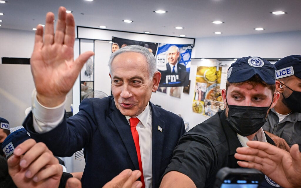 Israeli Prime Minister and Likud party chairman Benjamin Netanyahu visits the Hatikva Market in Tel Aviv as part of the Likud party’s election campaign ahead of Israel’s upcoming general elections, October 22, 2026. (Avshalom Sassoni/Flash90) Israeli Prime Minister and Likud party chairman Benjamin Netanyahu visits the Hatikva Market in Tel Aviv as part of the Likud party’s election campaign ahead of Israel’s upcoming general elections, October 22, 2026. (Avshalom Sassoni/Flash90)