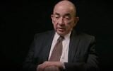 Screen capture from video of federal judge Alvin Hellerstein during an interview with the Refusniks and Activists website, 2023. (Resfusniksactivists)