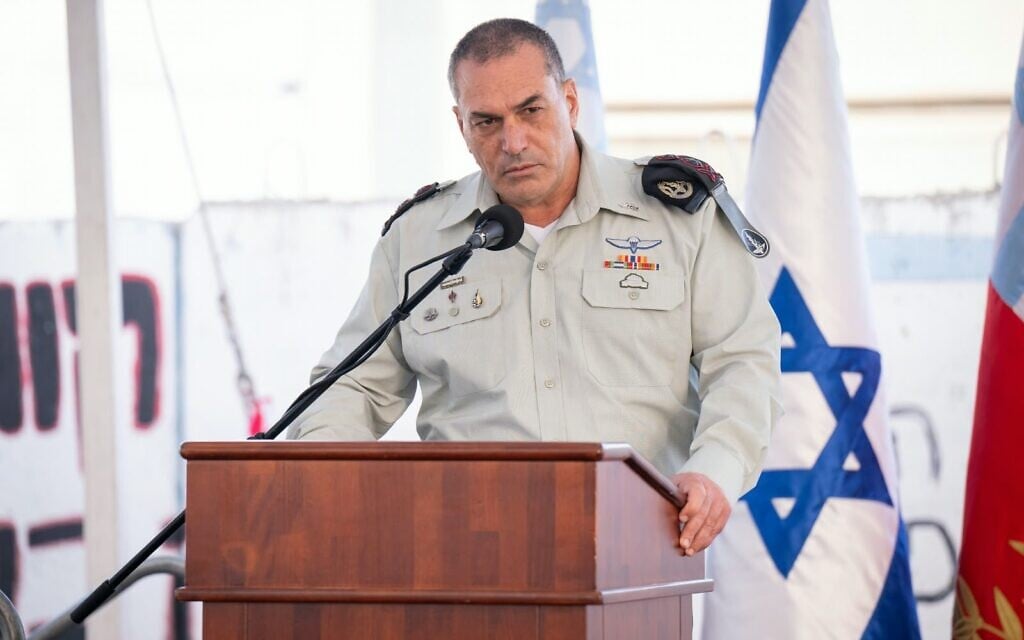 IDF Chief of Staff Lt. Gen. Eyal Zamir speaks at a ceremony marking three years since the October 7 onslaught at Zikim Base, October 5, 2026. (Israel Defense Forces) IDF Chief of Staff Lt. Gen. Eyal Zamir speaks at a ceremony marking three years since the October 7 onslaught at Zikim Base, October 5, 2026. (Israel Defense Forces)