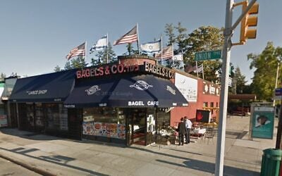 Bagels & Co. in Fresh Meadows, Queens, New York, seen in a Google Street View image. (Screen capture: Google Maps) Bagels & Co. in Fresh Meadows, Queens, New York, seen in a Google Street View image. (Screen capture: Google Maps)