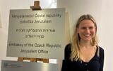 Klára Schneiderová, a 30-year-old Czech diplomat and head of the Czech Embassy's branch office in Jerusalem, was killed in a traffic accident in Jerusalem on October 29, 2026. (Embassy of the Czech Republic in Tel Aviv)