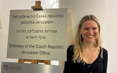 Klára Schneiderová, a 30-year-old Czech diplomat and head of the Czech Embassy's branch office in Jerusalem, was killed in a traffic accident in Jerusalem on October 29, 2026. (Embassy of the Czech Republic in Tel Aviv)