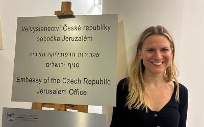 Klára Schneiderová, a 30-year-old Czech diplomat and head of the Czech Embassy's branch office in Jerusalem, was killed in a traffic accident in Jerusalem on October 29, 2026. (Embassy of the Czech Republic in Tel Aviv) Klára Schneiderová, a 30-year-old Czech diplomat and head of the Czech Embassy's branch office in Jerusalem, was killed in a traffic accident in Jerusalem on October 29, 2026. (Embassy of the Czech Republic in Tel Aviv)