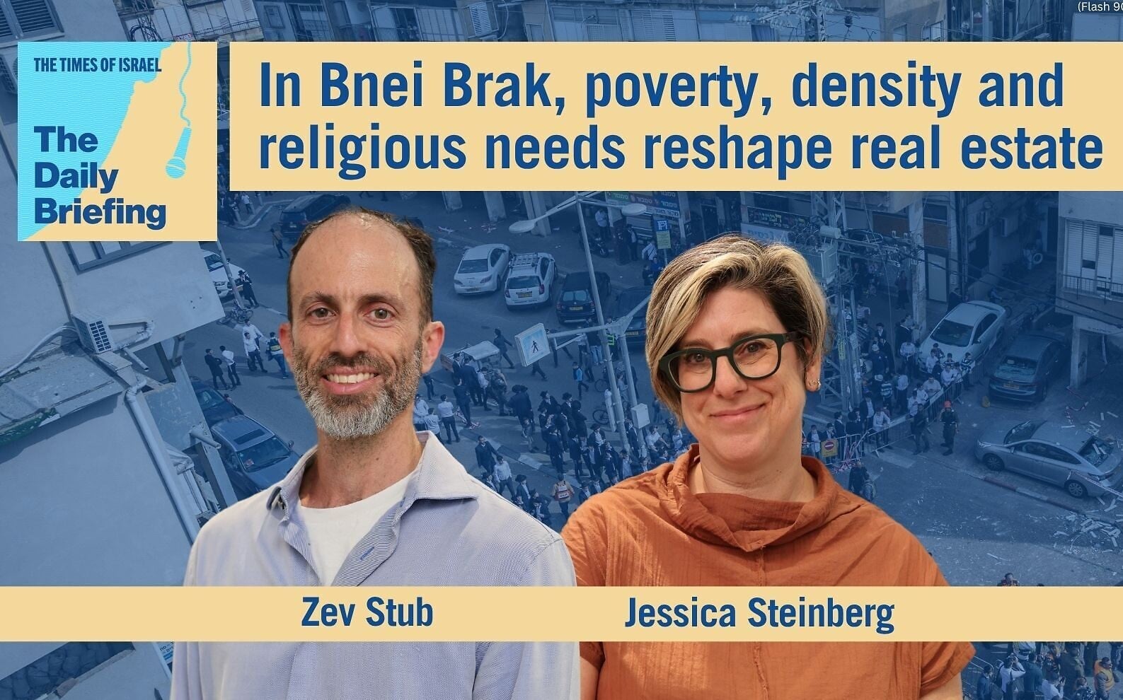 Daily Briefing Oct. 4 – In Bnei Brak, poverty, density and religious needs...