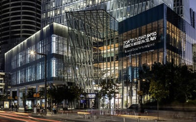 A rendered photo of the Tel Aviv Fashion Museum, planned to open in early 2027 (Courtesy)